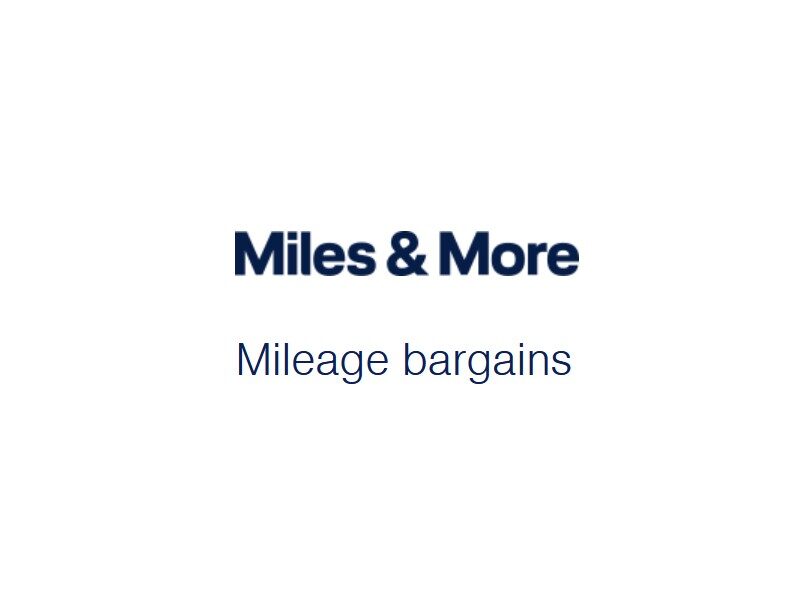 Miles-and-More: Bonne affaires mai 2022