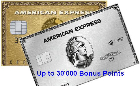 American Express Karte: 30.000 Bonus Punkte (Luxemburg/Belgien)